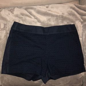 Navy J.Crew Cotton Shorts